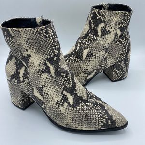 Madden Girl Dafnii Snake Booties
